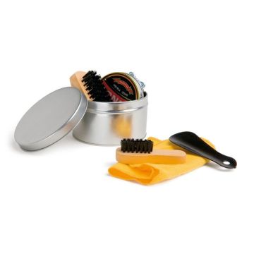 Čistenie na topánky, set 6-kusov , Satin Silver