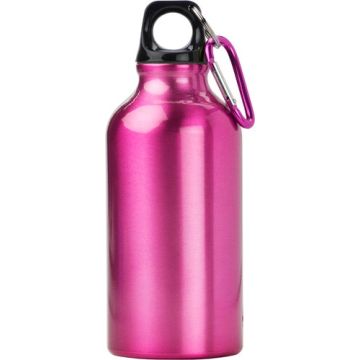 Fľaša s karabínkou (400 ml) , Pink