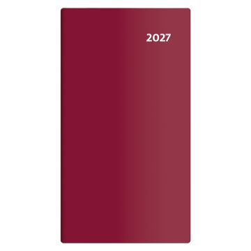 Diár vreckový 2027 - Torino dvojtýždňový - bordová