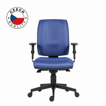 Powerton ERGO HANA Kancelárske ergonomické kreslo, Modré