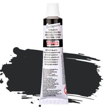 Farba temperová KOH-I-NOOR 16 ml - kostná čierna