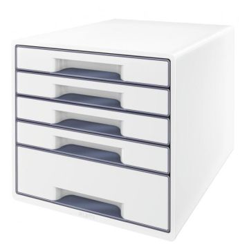 Zásuvkový box Leitz WOW s 5 zásuvkami