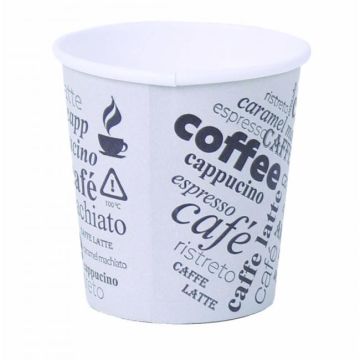 Papierový pohár 0,1l _Coffee to go_ s motívom 50 ks