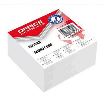 Blok kocka nelepená 85x85x40mm biela 009456