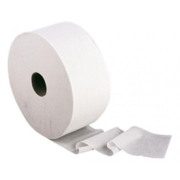 Toaletný papier 2-vrstvový Softly Jumbo biely 19 cm, 110 m, 100% celulóza