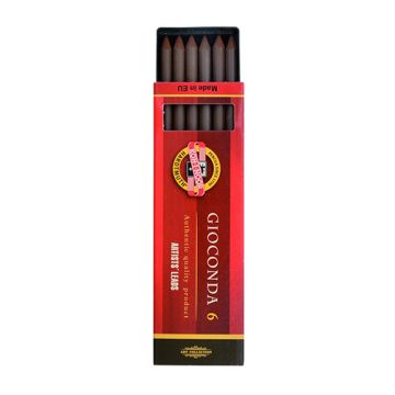 RUDKA umelecká KOH-I-NOOR sada 6 ks, hnedá sépia