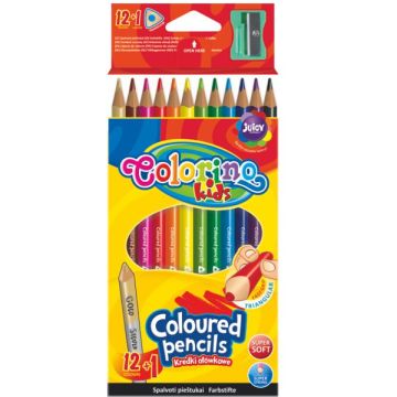 Farbičky Colorino / 12 so strúhadlom