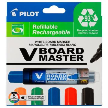 Sada popisovačov na tabule PILOT V-Board master 5S