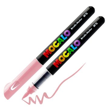 Popisovač M&G MOCALO Acrylic Marker, štetcový hrot - Light Purple 306