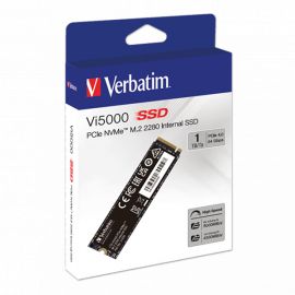 SSD Interná Verbatim Vi5000 M.2, 31826, 1000GB, čierny, 5000 MB/s-R, NVMe, 4500 MB/s-W