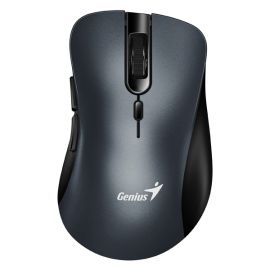 Genius Ergo 8100S Myš bezdrôtová, kovovo šedá, 1600DPI