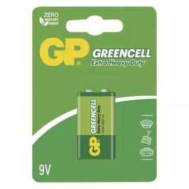 Batéria zinkochloridová, 9V (6F22), 9V, GP, blister, 1-pack, Greencell