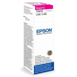 Epson originál ink C13T66434A, magenta, 70ml, Epson L100, L200, L300