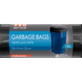 Vrecia na odpadky 70x110cm, LDPE, 120 ℓ, 21 mic, 20 ks čierne