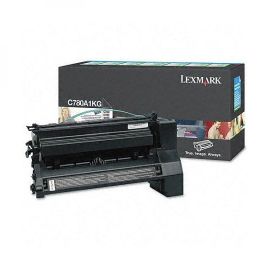 Lexmark originál toner C780A1KG, black, 6000str., return