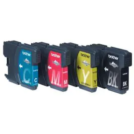 Brother originál ink LC-1100HYVALBP, CMYK, 900/3x750str., high capacity, výhodné balenie