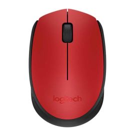 Myš bezdrôtová, Logitech M171, červená, optická, 1000DPI