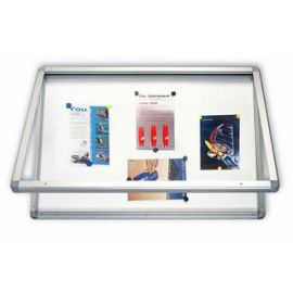 Vonkajšia vitrína s horizontálnym otváraním 12A4 - 75 x 135 cm