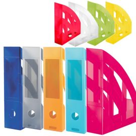 Stojan na časopisy Herlitz transparentný