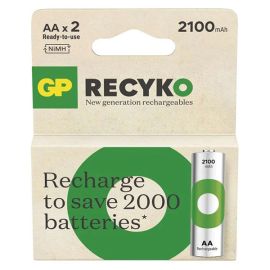 Nabíjacia batéria, AA (HR6), 1.2V, 2100 mAh, GP, papierová krabička, 2-pack, ReCyko