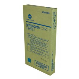 Konica Minolta originál štartér A3VX900, DV-614C, cyan, Konica Minolta Bizhub C3070L, 1060, 1070P, 1070, štartér