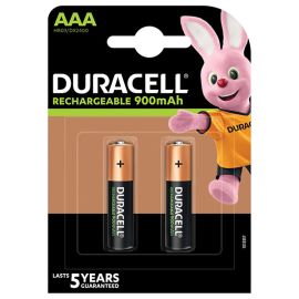 DURACELL Nabíjecí baterie mikrotužková AAA 900 mAh 2 ks