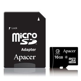 Apacer pamäťová karta Secure Digital Card, 16GB, micro SDHC, AP16GMCSH4, Class 4, bulk bez adaptéra, DOPREDAJ