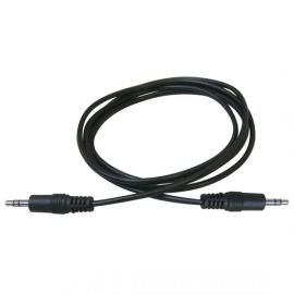 Audio kábel Jack (3.5mm) samec - Jack (3.5mm) samec, 1.5m, čierny