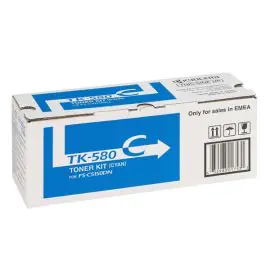 Kyocera originál toner TK580C, 1T02KTCNL0, cyan, 2800str.