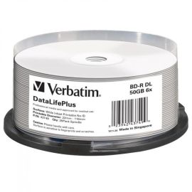Verbatim BD-R, 50GB, spindle, 43749, 6x, 25-pack, pre archiváciu dát