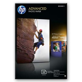 HP Advanced Glossy Photo Paper, foto papier, bez okrajov typ lesklý, zdokonalený typ biely, 10x15cm, 4x6", 250 g/m2, 25 ks, Q8691A