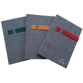 Blok DONAU s gumičkami na pero a mobil A5, bodkované linajkovanie