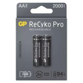 Nabíjacia batéria, AA (HR6), 1.2V, 2000 mAh, GP, papierová krabička, 2-pack, ReCyko Pro