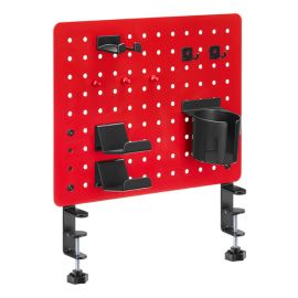 Powerton Pegboard upínaci na stôl, červený, herná