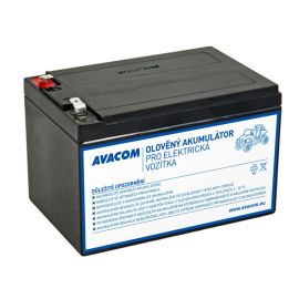Avacom náhradná batéria do vozítka Peg Pérego - konektor F2, (olověný akumulátor), 12V, 15Ah, PBPP-12V015-F2AD
