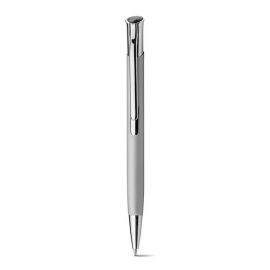 Hliníkové guľôčkové pero (modrá náplň) , Satin Silver