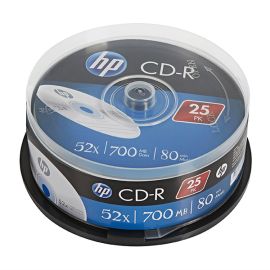 HP CD-R, CRE00015-3, 69311, 25-pack, 700MB, 52x, 80min., 12cm, bez možnosti potlače, cake box, pre archiváciu dát