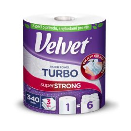 Kuchynské utierky 3-vrstvové Velvet Turbo 1ks, 75,82m
