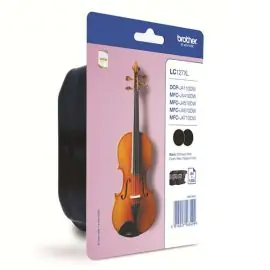 Brother originál ink LC-127XLBK, black, 2x1200str., 2ks