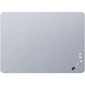 Tabuľa GLASSBOARD matná oblé rohy 100x150, modrá