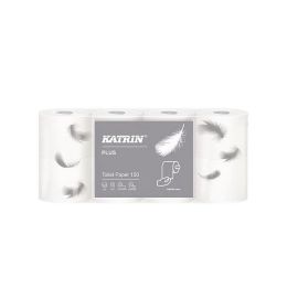 Toaletný papier 3-vrstvový KATRIN Plus Toilet 150, návin 17,25 m (8 ks)