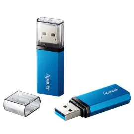 Apacer USB flash disk, USB USB 3.2 Gen1, 128GB, AH25C, modrý, AP128GAH25CU-1, USB A, s krytom