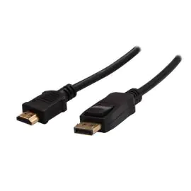 Video kábel DisplayPort samec - HDMI samec, 5m, čierna, Logo blister, DOPREDAJ