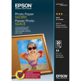Epson Photo Paper, foto papier, lesklý, biely, A4, 200 g/m2, 20 ks, C13S042538, atramentový