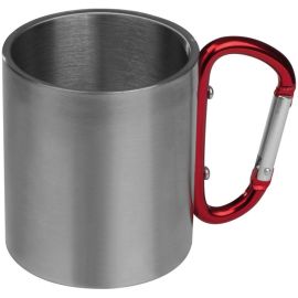 Kovový hrnček s krabaínkou (200 ml) , Red