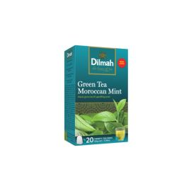 Čaj Dilmah zelený HB Moroccan mint 20 x 1,5 g