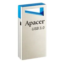 Apacer USB flash disk, USB USB 3.0 (3.2 Gen 1), 32GB, AH155, strieborný, AP32GAH155U-1, USB A, s pútkom, DOPREDAJ