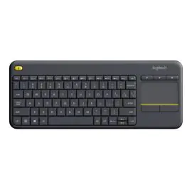 Logitech K400 Plus klávesnica bezdrôtová US, čierna