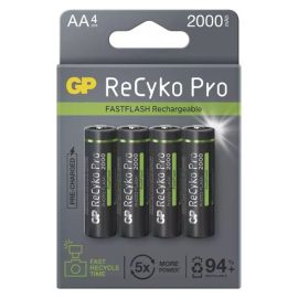 Nabíjacia batéria, AA (HR6), 1.2V, 2000 mAh, GP, papierová krabička, 4-pack, ReCyko Pro Photo Flash