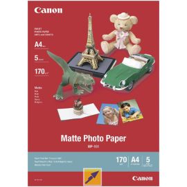 Canon Matte Photo Paper, foto papier, matný, biely, A4, 170 g/m2, 5 ks, 7981A042, atramentový